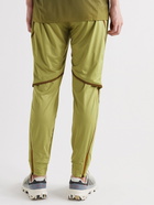 Loewe - On Slim-Fit Tapered Logo-Print Dégradé Tech-Shell Trousers - Green