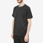 Missoni Men's Space Dyed Collar T-Shirt in Black Contrast Space
