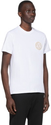 Versace Jeans Couture White V-Emblem T-Shirt