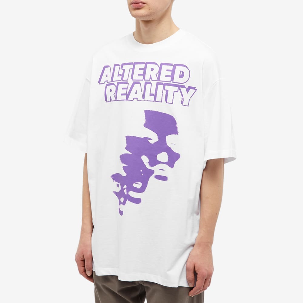 RAF SIMONS Altered Reality Printed Cotton T-shirt - Violet