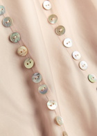 Staud Greta Embellished Silk-chiffon Maxi Dress Light Pink