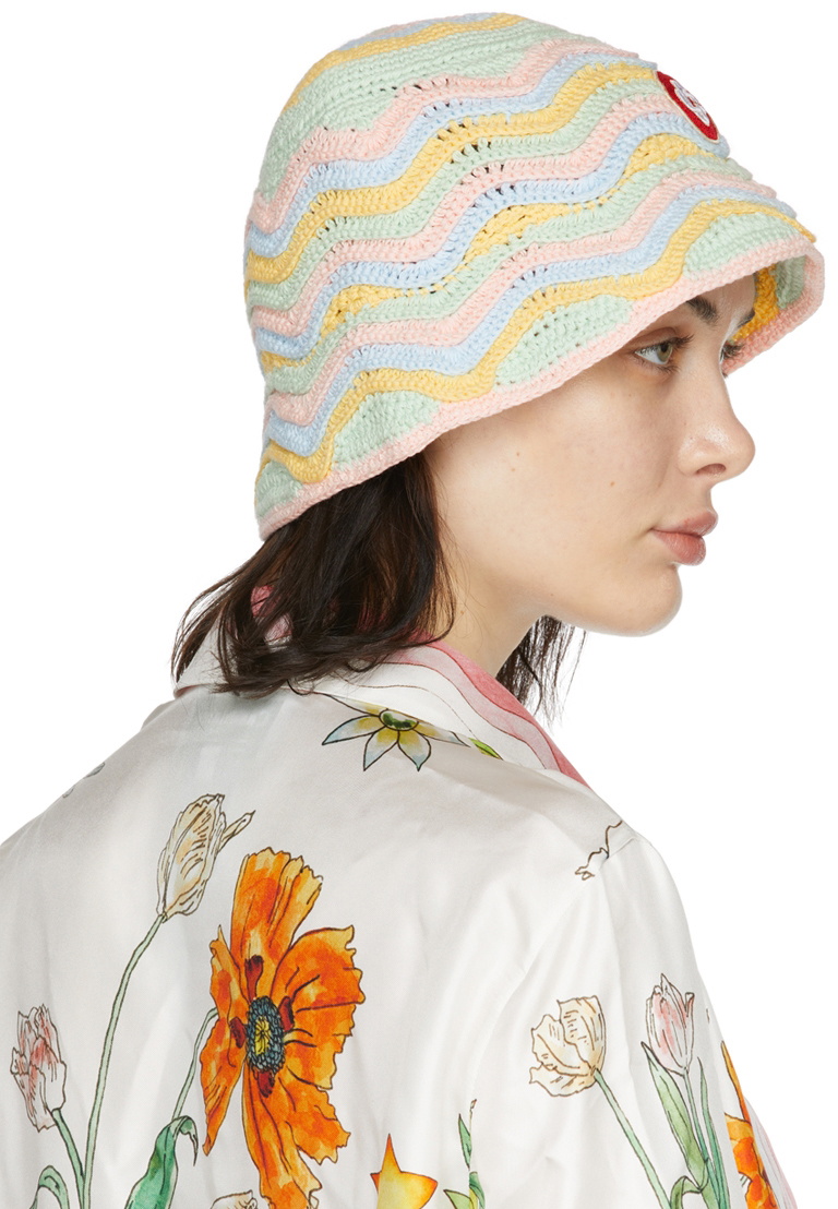 Casablanca Multicolor Gradient Bucket Hat Casablanca