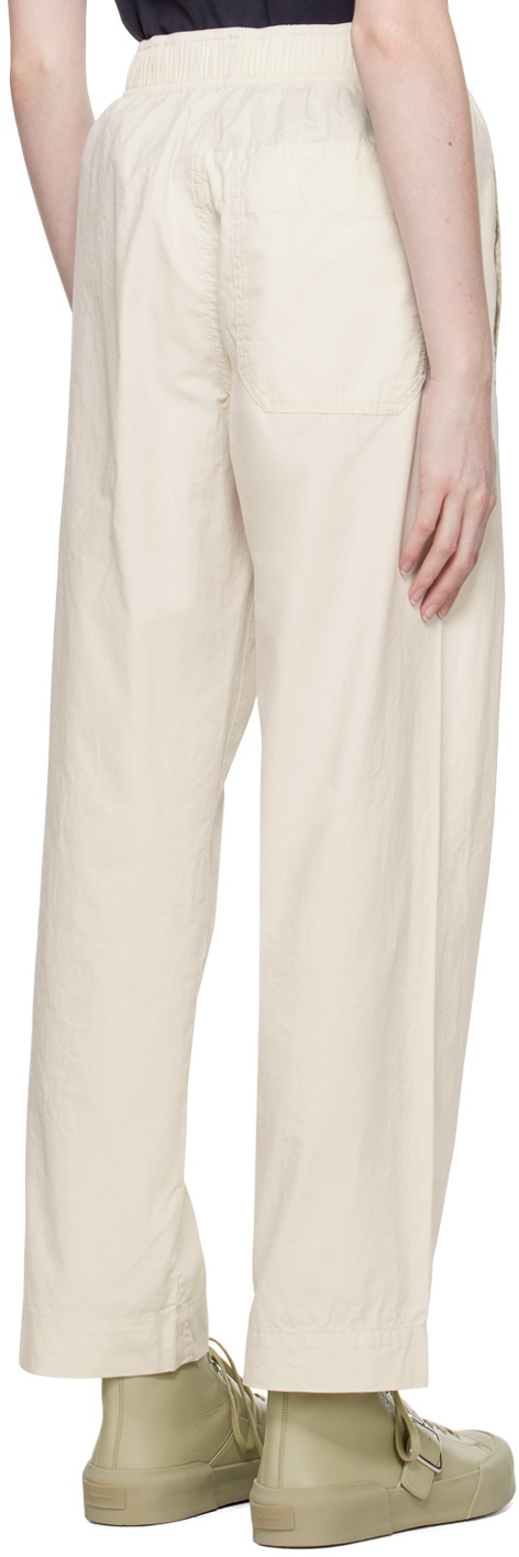 Margaret Howell White Wide-Leg Lounge Pants
