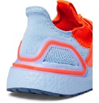 Adidas Sport - UltraBOOST 19 Rubber-Trimmed Primeknit Running Sneakers - Orange