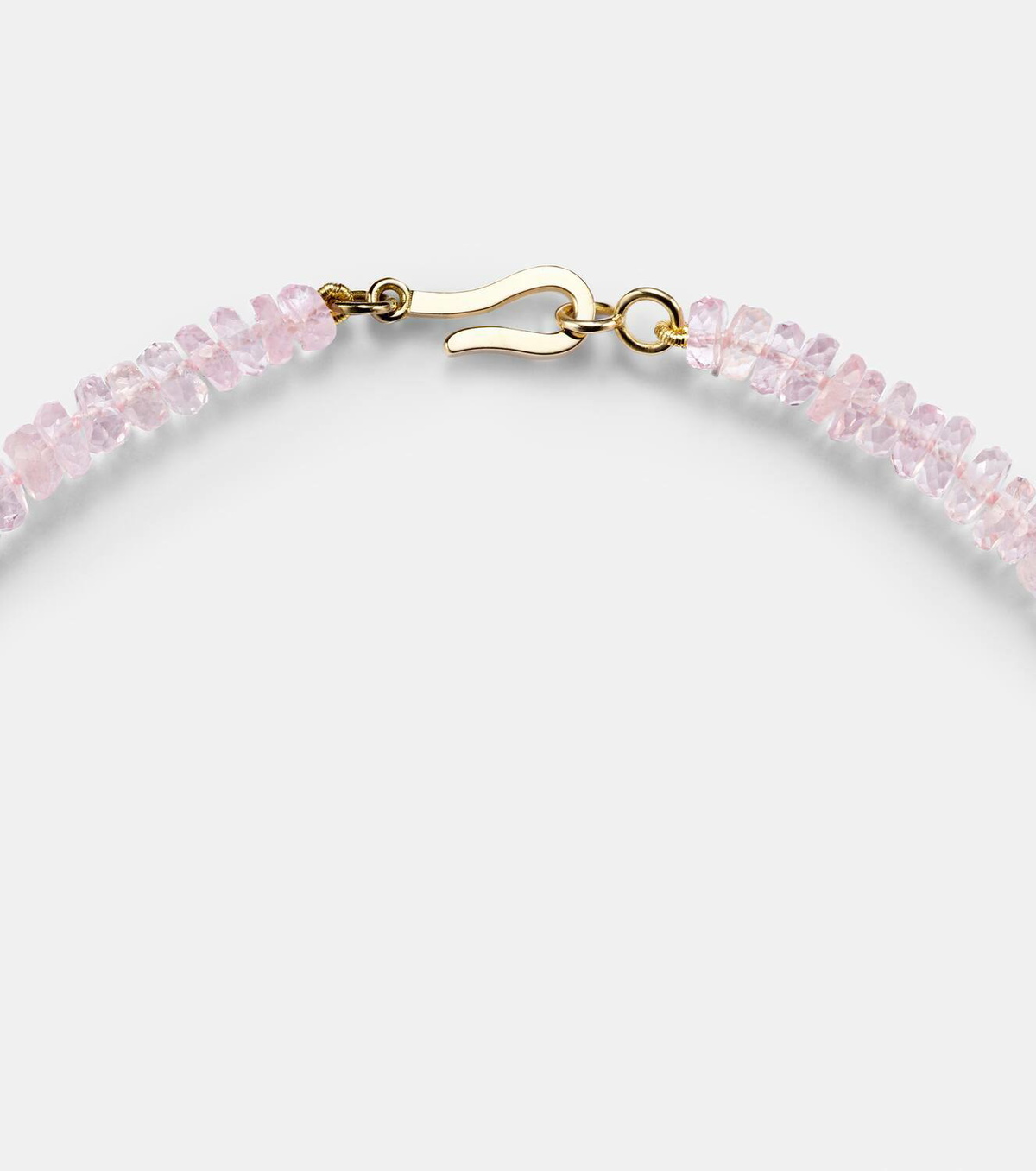 Ileana Makri 18k gold necklace with morganites