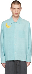 Sky High Farm Workwear Blue Sunflower Shirt