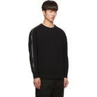 Givenchy Black Logo Stripe Sweatshirt