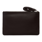 Lemaire Brown A5 Pouch