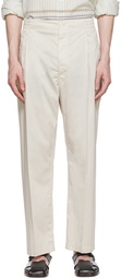 Lemaire Off-White Cotton Trousers