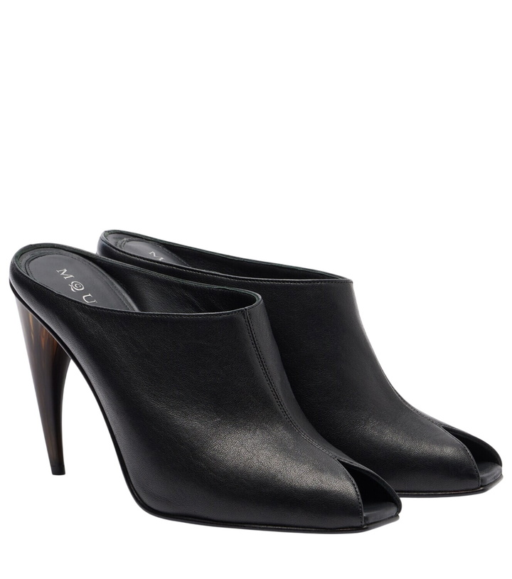 Photo: McQueen Leather mules
