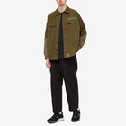 FDMTL Men's Side Zip Oversized Shirt in Khaki