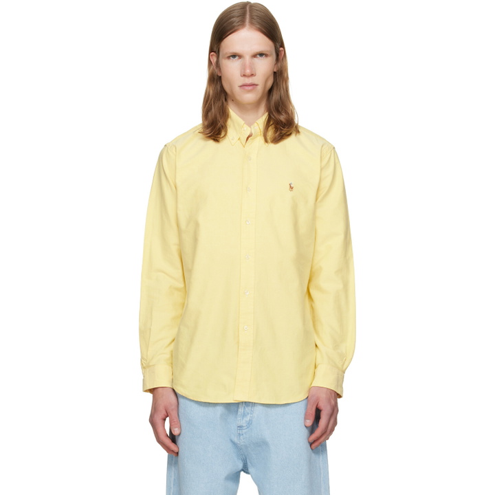 Photo: Polo Ralph Lauren Yellow 'The Iconic Oxford' Shirt