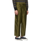 Comme des Garcons Homme Khaki Moleskin Trousers