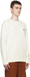 Maison Kitsuné White Fox Head Sweatshirt