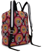 Marni Kids Pink & Orange Allover 70s Circles Backpack