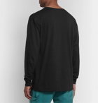 iggy - Printed Cotton-Blend Jersey T-Shirt - Black