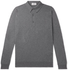 John Smedley - Bradwell Sea Island Cotton Polo Shirt - Gray