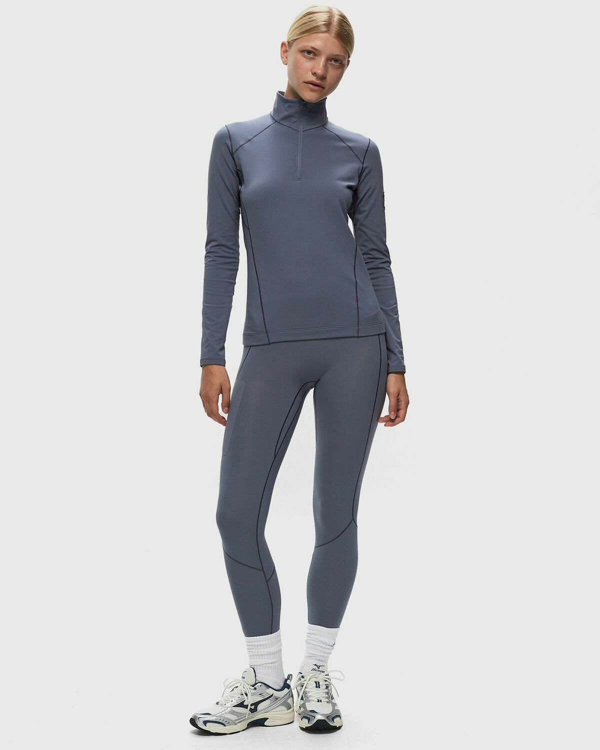Arc´Teryx Rho Zip Neck W Grey Half Zips/Sweatshirts