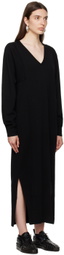 House of Dagmar Black Paneled Maxi Dress