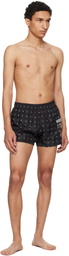 Moschino Black Teddy Swim Shorts