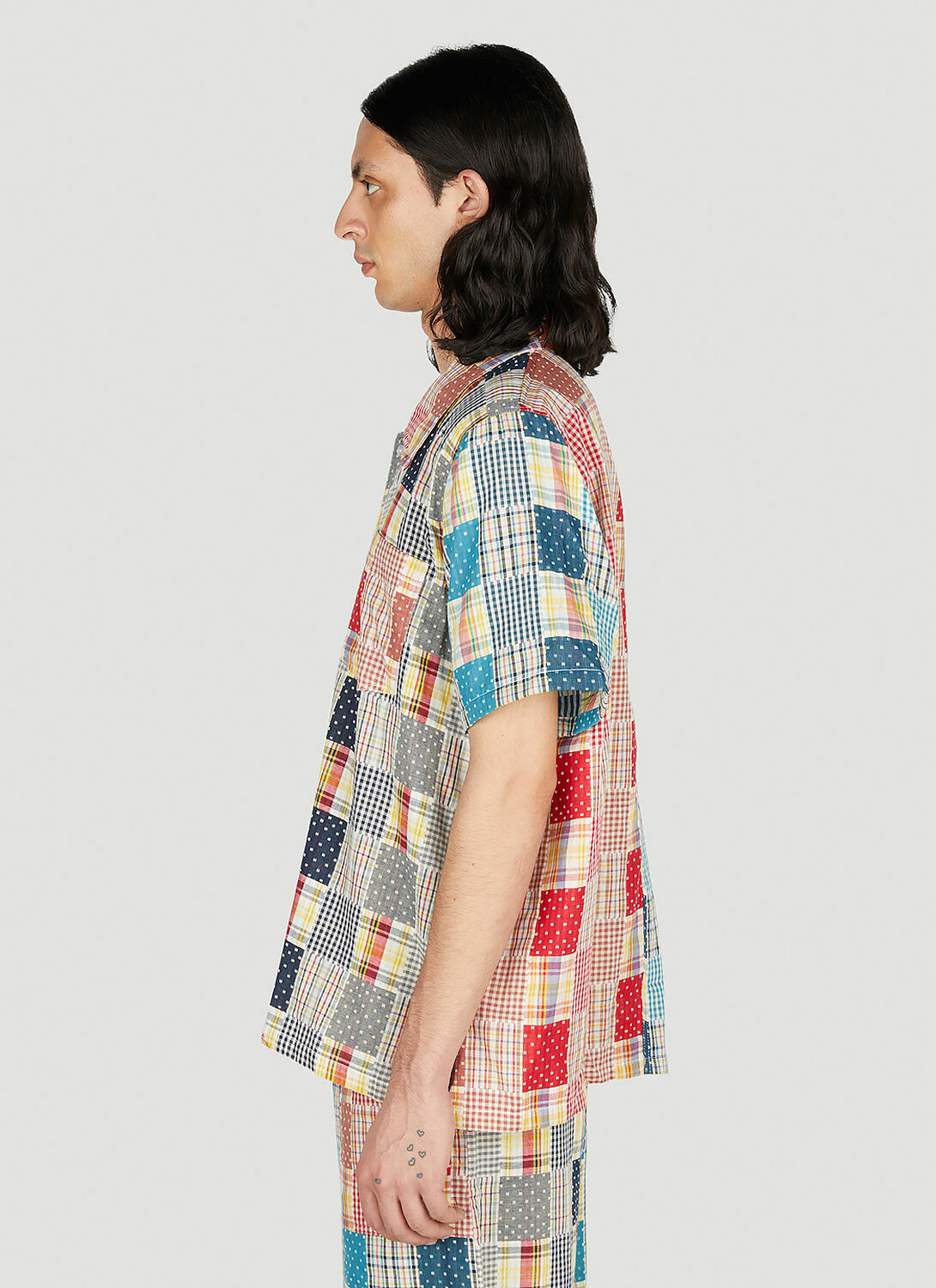 (Di)vision Patchwork Check Shirt