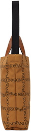 JW Anderson Tan Canvas Logo Shopper Tote