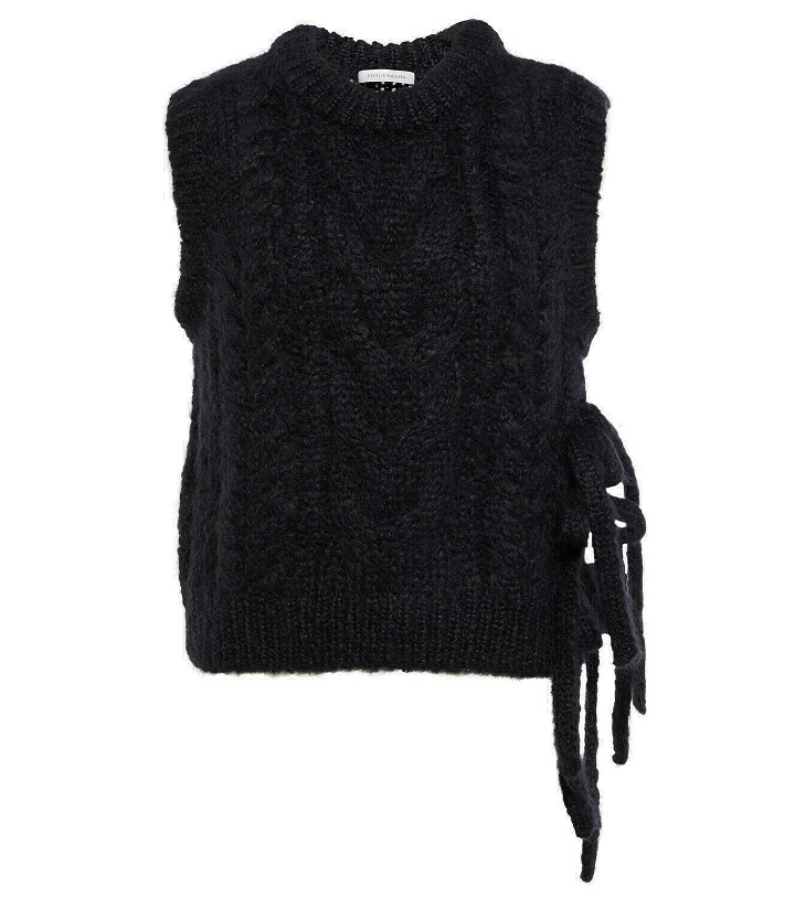 Photo: Cecilie Bahnsen - Isa cable-knit mohair and wool vest