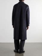 NN07 - Gibson 80040 Brushed Wool-Blend Flannel Coat - Gray