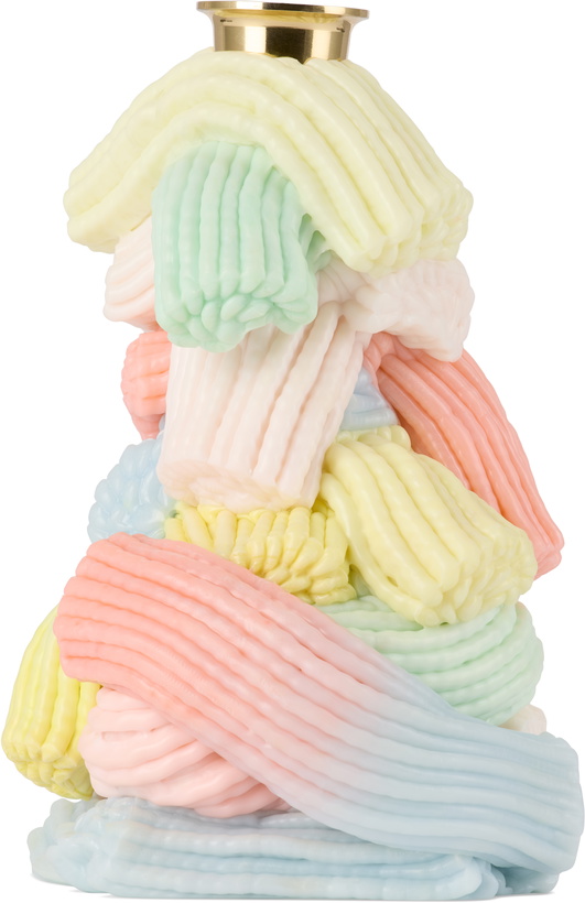 Photo: James Shaw Multicolor Plastic Baroque Candle Holder