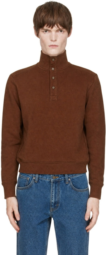 Photo: Entire Studios Brown Port Pullover Sweatshirt