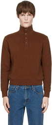 Entire Studios Brown Port Pullover Sweatshirt