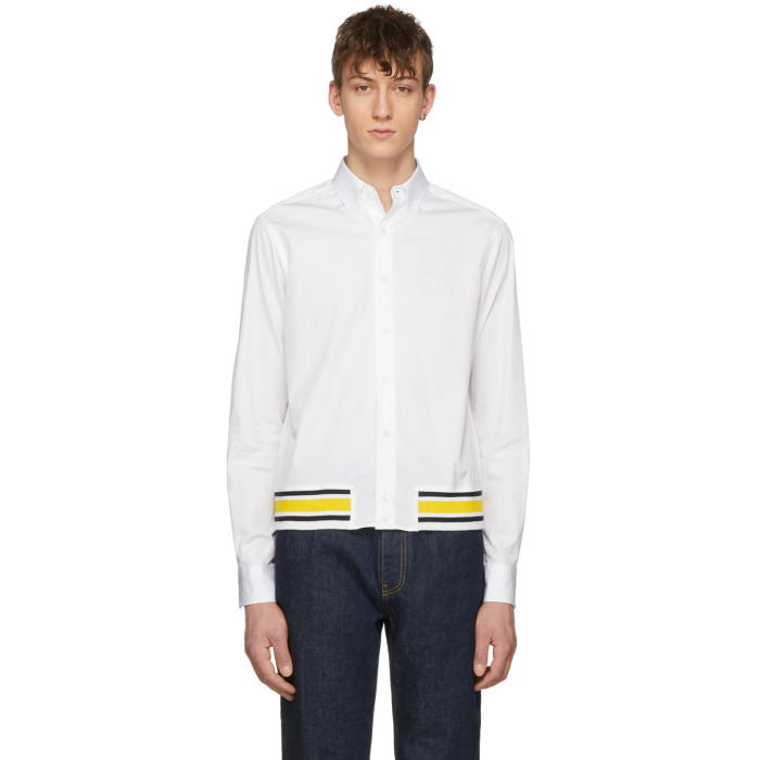 Photo: Loewe White Rib Detail Shirt