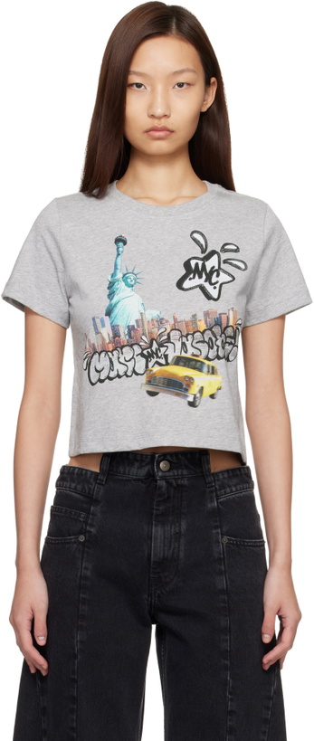 Photo: Marc Jacobs SSENSE Exclusive Gray 'The New York' City T-shirt