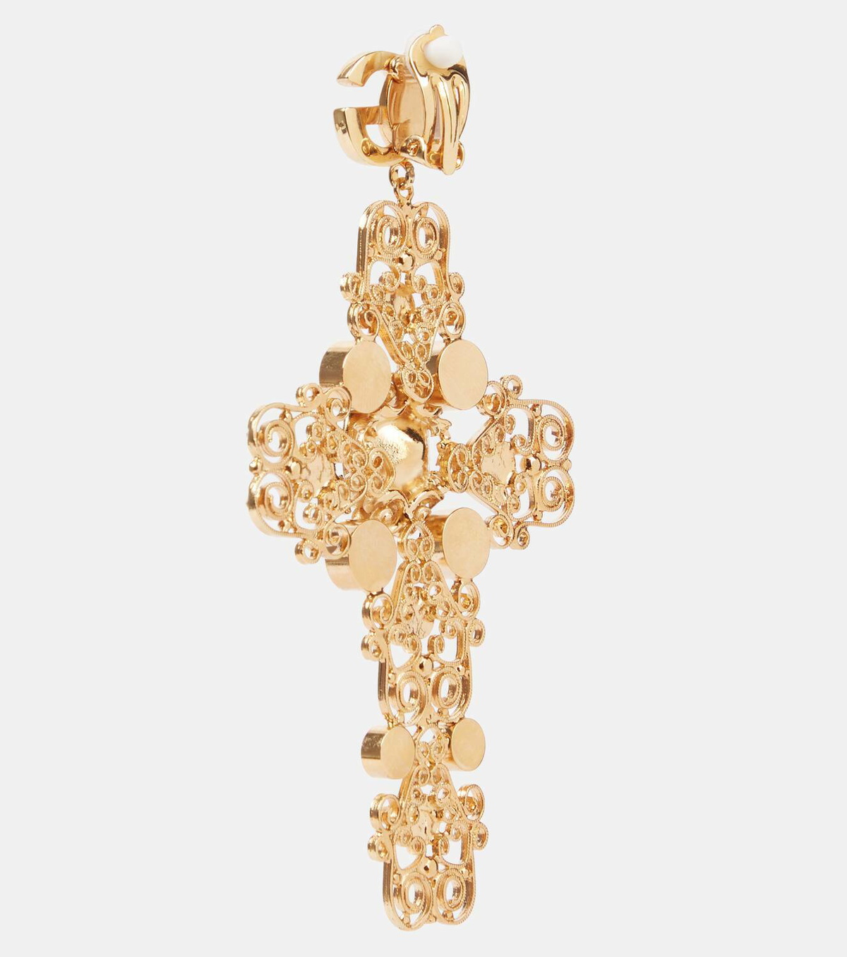 Dolce&Gabbana DG embellished drop earrings