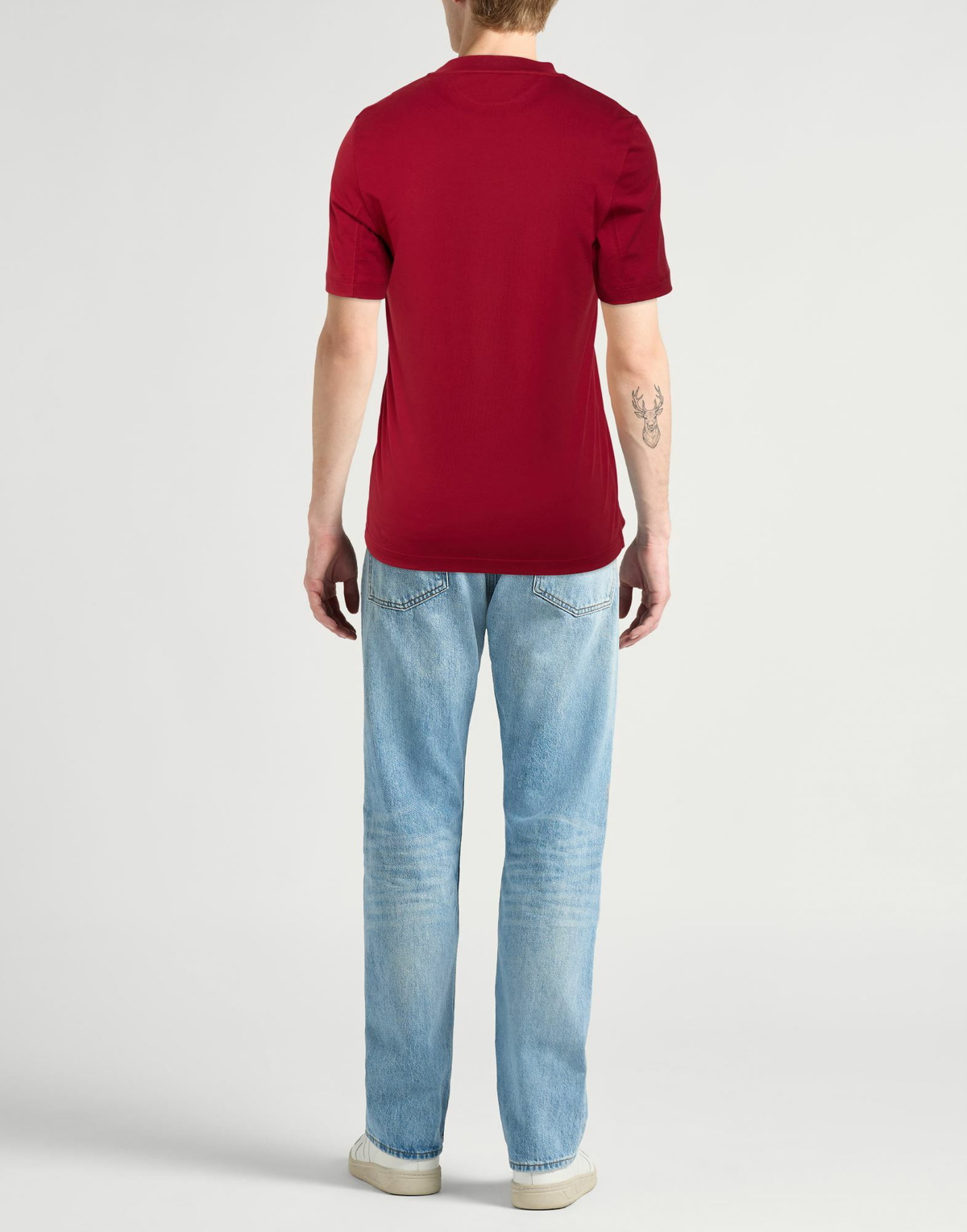 Brunello Cucinelli Mens T-shirt in Red