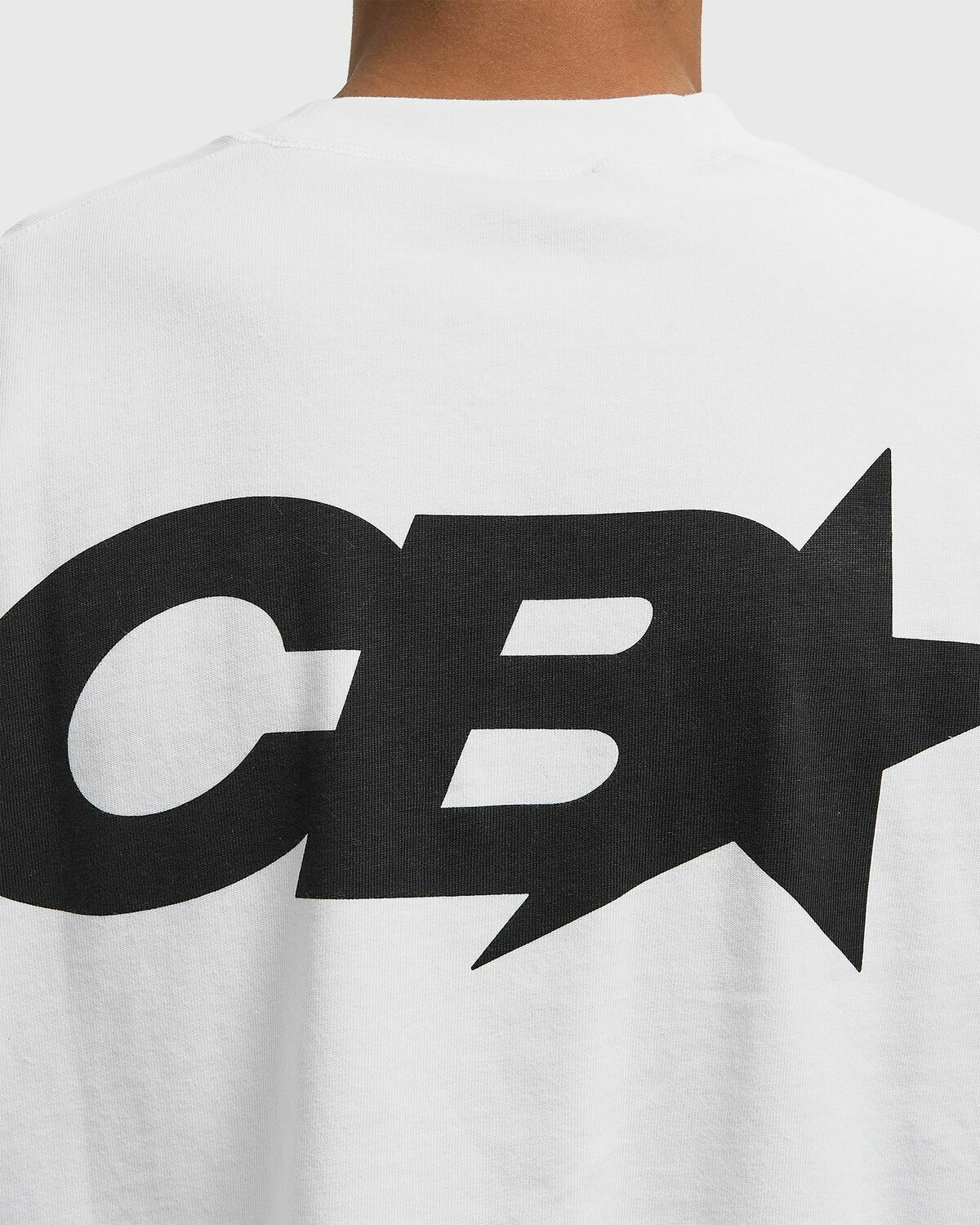 Cole Buxton CB STAR RACING TEE White Mens Shortsleefe