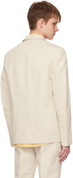 Jacquemus Beige Le Raphia 'La Veste Feijoa' Blazer