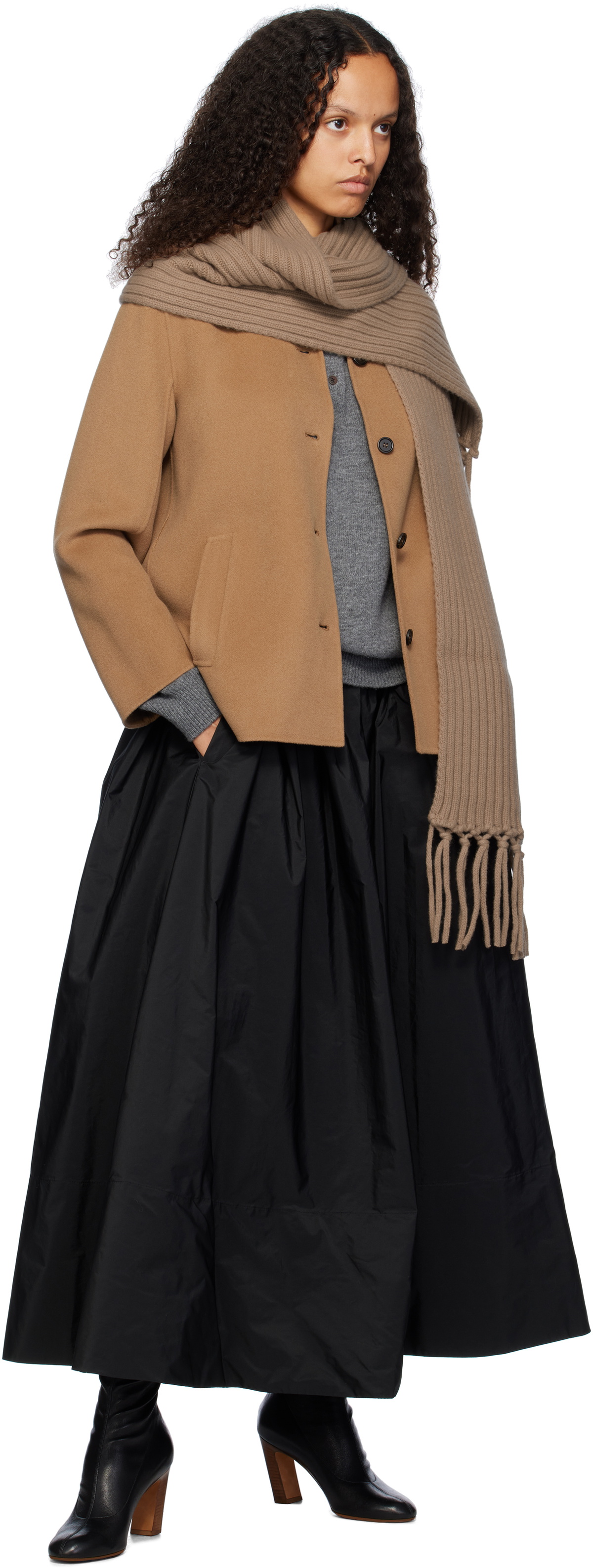 【関税込み】Max Mara タン Fiabe ジャケット Max Mara Tan Fiabe Jacket Max Mara