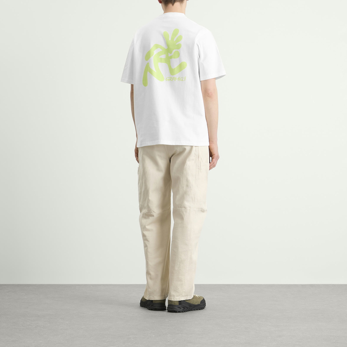 Gramicci Men's Running Man T-Shirt in White