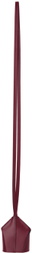 MM6 Maison Margiela Burgundy Leather Key Ring Keychain