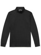 Auralee - Cotton-Jersey Rollneck Sweater - Black