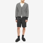 Needles Men's Houndstooth Cardigan in Black