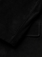 SECOND / LAYER - Suede Overshirt - Black
