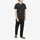 Fred Perry x Raf Simons Printed Sleeve T-Shirt in Black