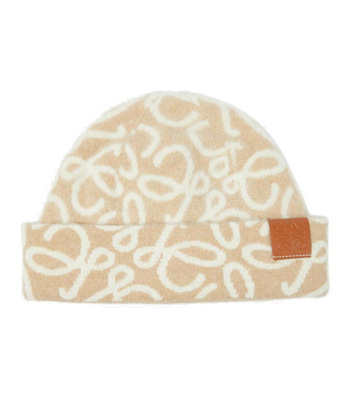 Photo: Loewe Anagram reversible wool-blend beanie