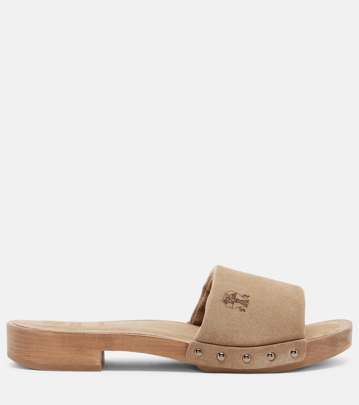 Brunello Cucinelli Suede clogs