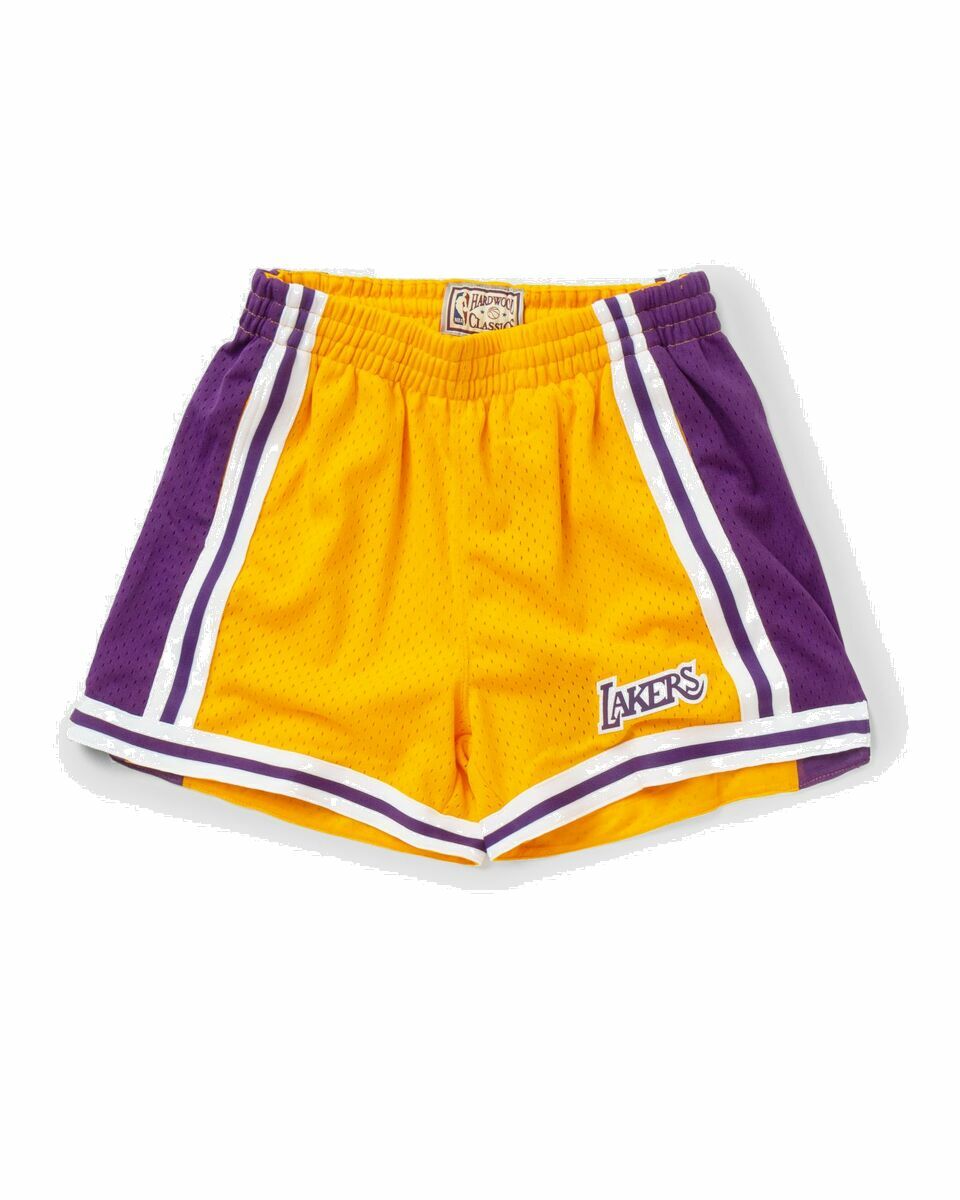 Photo: Mitchell & Ness Nba Jump Shot Shorts Los Angeles Lakers Yellow - Womens - Sport & Team Shorts