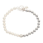 WWW.WILLSHOTT Silver Pearl Alternative Bracelet