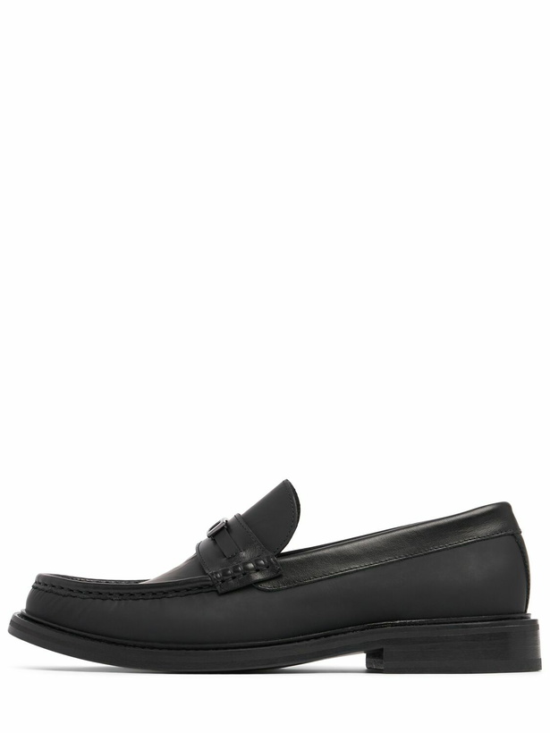 Photo: MOSCHINO College Leather Loafers