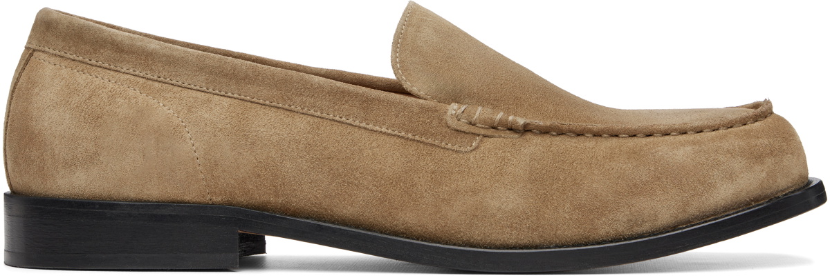 A.P.C. Beige Suede Loafers
